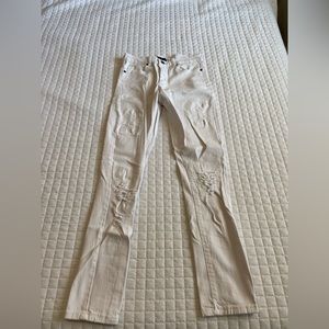 Encrypted White Jeans